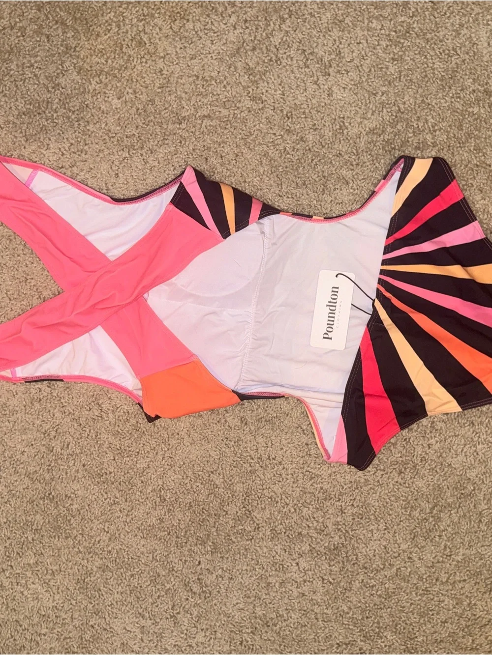 Poundton bright striped